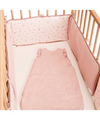 Tour de lit modulable Rose