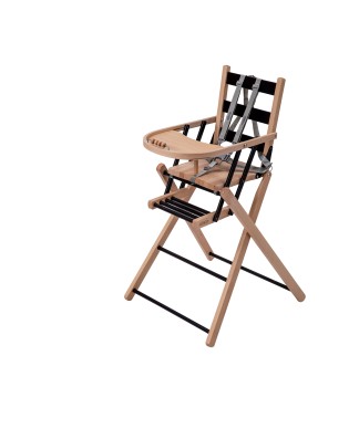 Chaise haute bébé pliante...
