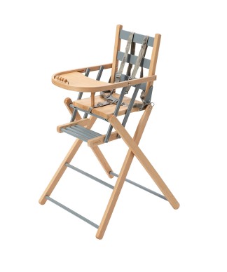 Chaise haute bébé pliante...