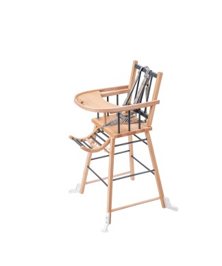 Chaise haute traditionnelle...