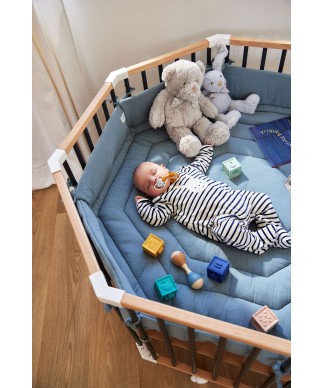 Tapis de parc Rond - Gris...