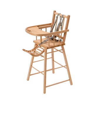 Chaise haute traditionnelle...